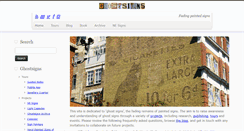 Desktop Screenshot of ghostsigns.co.uk